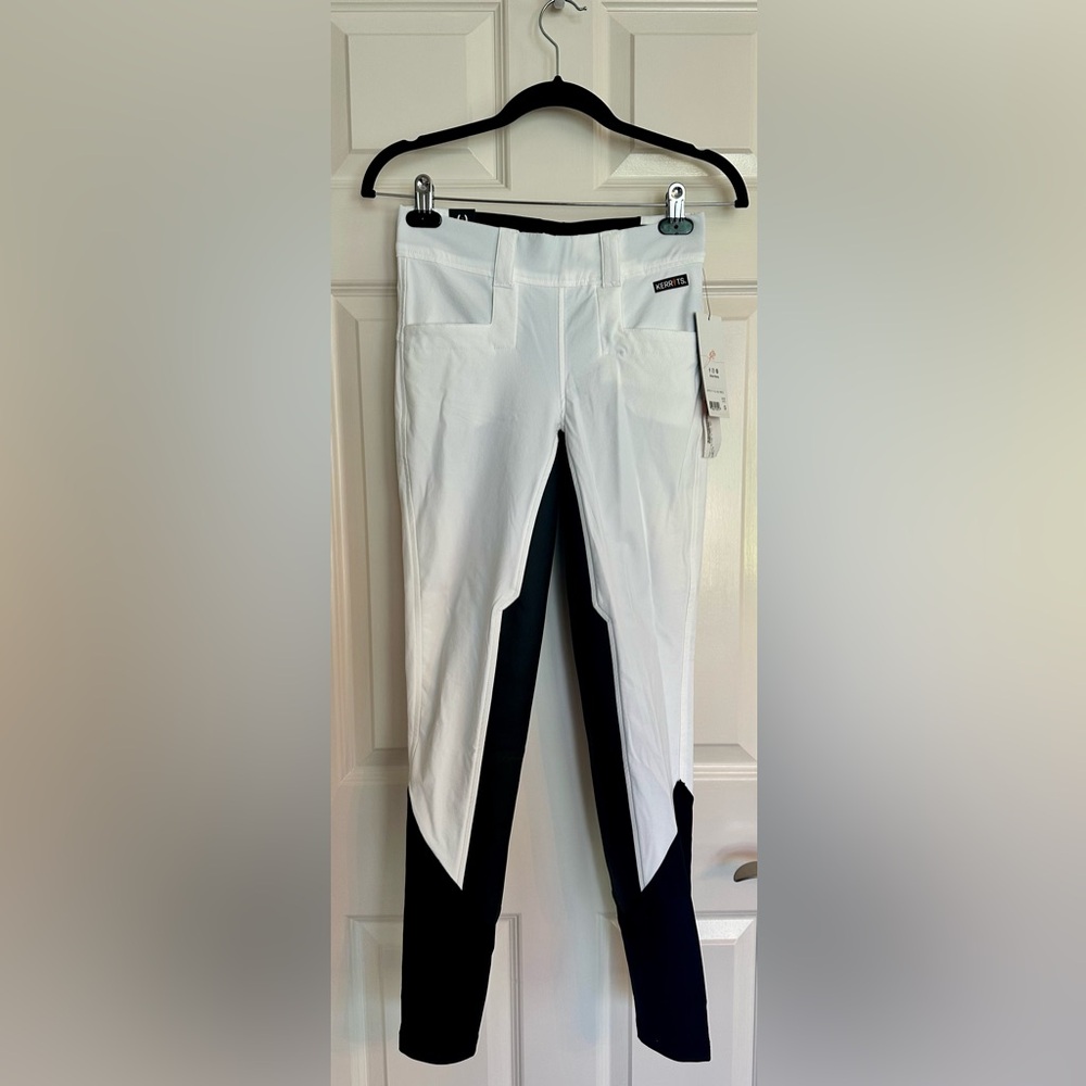 Kerrits Women's White and Black Riding Pants